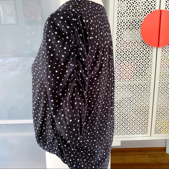 Abercrombie & Fitch Starry Tie Front Crop Top - Picture 4 of 8